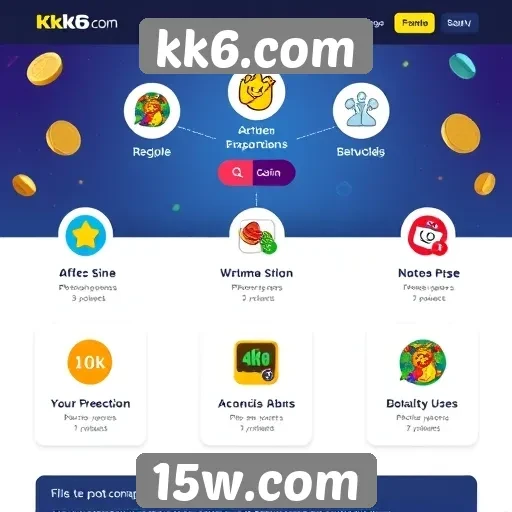 Exploração das funcionalidades de kk6.com